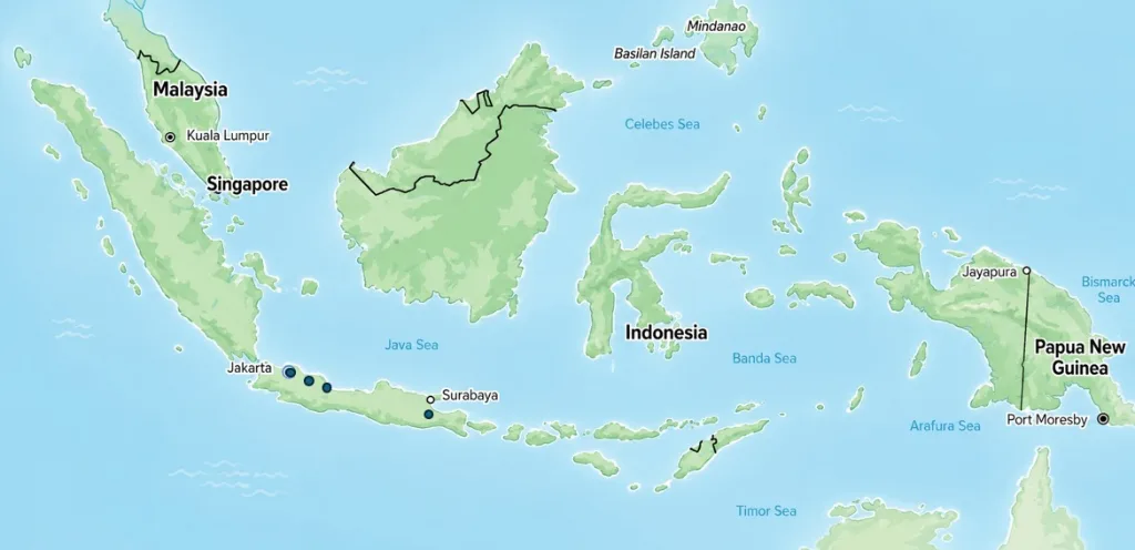 Sourcing & Export Network Map